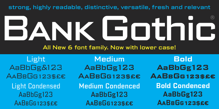 bank gothic font download photoshop
